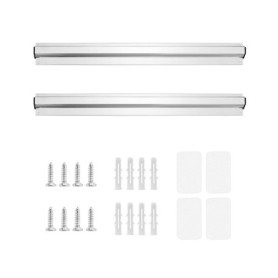 Porte Menu Mural QWORK en Aluminium - 2 Pièces pour Restaurant