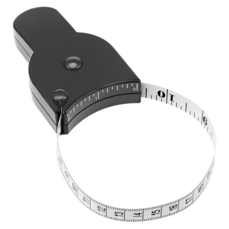 Mètre Ruban Corporel QWORK 150CM avec Bouton et Autobloquant