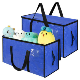 Romon Sac de Rangement Imperméable - Lot de 2 Sacs de Déménagement 72L