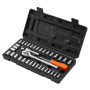 VEVOR Kit de Douilles SAE et Métriques 39 Pièces avec Clé à Cliquet et Étui de Rangement