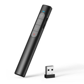 Télécommande de Présentation Sans Fil elzle pour PowerPoint - Contrôle Hyperlien et Volume