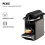 Nespresso Pixie Krups XN306T10 - Machine à café design industriel