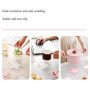 Dessous de Verre Sakura en PVC - Lot de 4 Antidérapants et Lavables