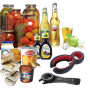 Ouvre-bouteilles multifonctions, ouvre-bouteille multifonctions et ouvre-pots, outil de cuisine 5 en 1 et 6 en 1, couvercle pivo