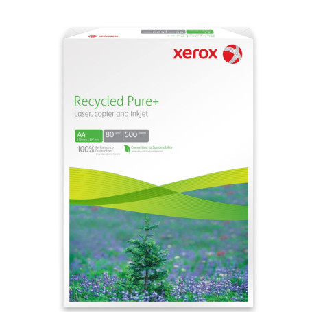Papier Recyclé A4 80g/m² Xerox Recycled Pure+ - Ramette de 500 Feuilles