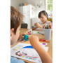 Lot de 4 Taille-Crayons Igloo Maped avec Réservoir Transparent - Ergonomiques et Colorés