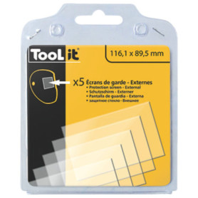 Lot de 5 Écrans Externes pour Masque de Soudage GYS Master 9/13