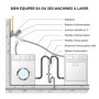 Robinet à Clapet Double Sorties M1/2" Somatherm pour Machine à Laver