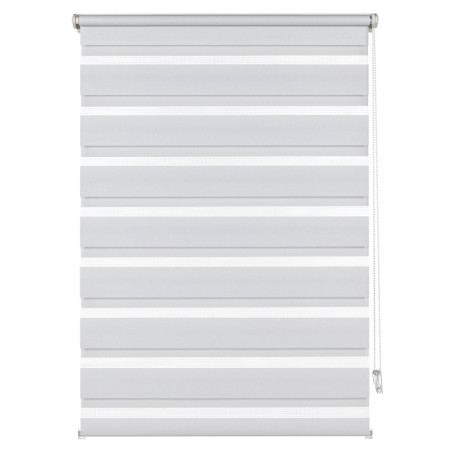 Store Enrouleur Double à Clipser Deco Company - Blanc 50 x 150 cm