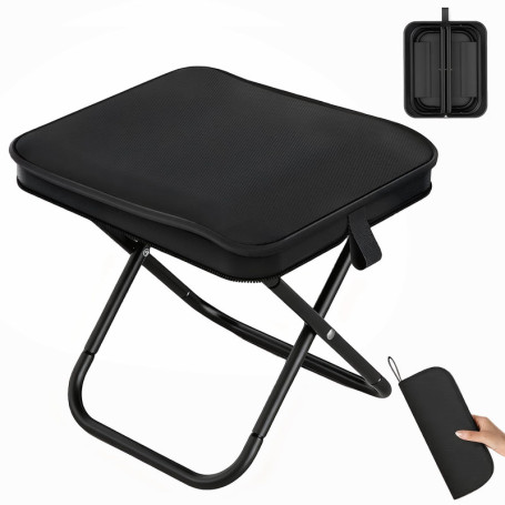 Tabouret de Camping Pliable avec Sac de Transport - Léger et Résistant