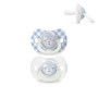 Lot de 2 Sucettes Brillantes pour Bébés 6-18 Mois - Suavinex SX Pro en Silicone
