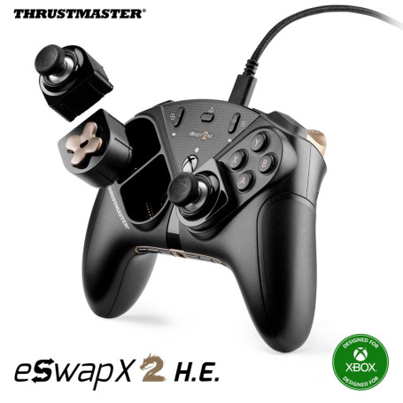 Thrustmaster ESWAP X2 H.E – Manette de jeu Esport modulaire avec technologie anti-drift