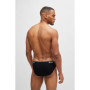 Lot de 3 Slips BOSS en Coton Stretch pour Hommes - Noir