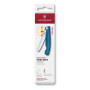 Couteau de Pique-Nique Pliable Victorinox Swiss Classic - Lame Crantée Bleu