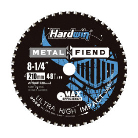 Lame de Scie à Métaux HARDWIN 210mm - 48 Dents pour Acier et Aluminium