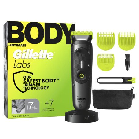 Tondeuse Gillette Labs i7 pour Corps et Zones Sensibles - Étanche et Précise