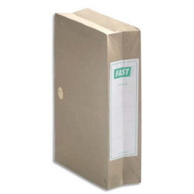 Boîte de 25 Pochettes d'Archives Nature Line FAST - Dos 8 cm