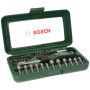 Coffret de Vissage Bosch 46 Pièces avec Embouts et Douilles