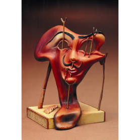 Sculpture Autoportrait Mou au Bacon Frit - Inspirée par Salvador Dalí