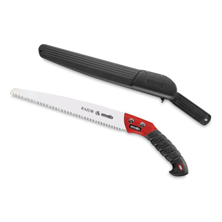 Scie à Élaguer Professionnelle Razor AUSONIA avec Étui et Lame de 31 cm
