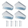 Kit de 4 Supports de Montage pour Actionneur Linéaire en Acier au Carbone