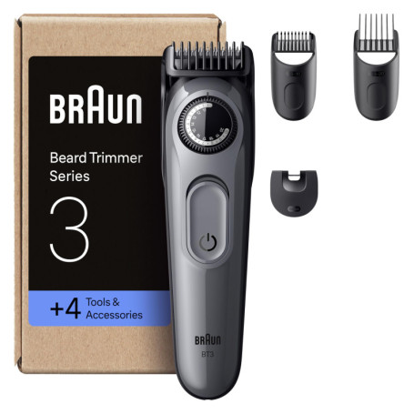 Tondeuse à Barbe Braun Series 3 BT3525 - Précision et Autonomie