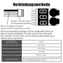 GERUI Lot de 3 Testeurs de Tension de Batterie 2 en 1 pour Lipo et Li-ion