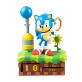 Calendrier Perpétuel Sonic 3D - Bureau Rétro Gaming pour Enfants