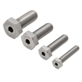 Lot de 4 Vis Creuses Hexagonales en Acier Inoxydable M6 M8 M10 M12 - 30 mm