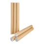Tube d'expédition brun 80mm pour affiches et posters