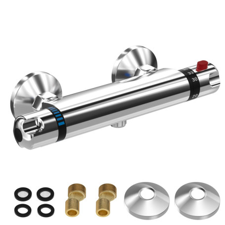 Mitigeur Thermostatique de Douche LADOKEE avec Sécurité Anti-brûlure 38°C