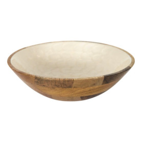 Saladier en Manguier Naturel 27,5 cm - Élégance et Polyvalence