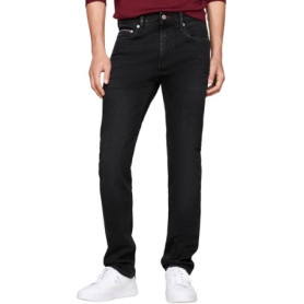 Jean Slim Fit Noir Bleecker Crow pour Homme - Tommy Hilfiger