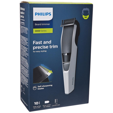Philips Tondeuse à Barbe Série 3000 avec Technologie Lift & Trim