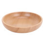 Plateau de Service Ronde en Bois Naturel - 20 cm