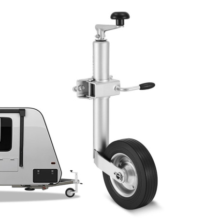 Cric de Remorque VEVOR 150 kg avec Roue et Poignée Ergonomique