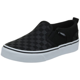 Baskets Vans Asher pour Garçon - Noir à Motif Damier