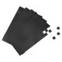 QWORK 600 Plaques Magnétiques Autocollantes Flexibles 10x10 mm pour Bricolage et Bureau