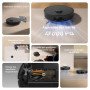 DREAME D20 Robot Aspirateur, 13 000 Pa, Brosse Duo pour Poils d'Animaux, Navigation Laser, Aspirateur et Laveur 2-en-1, Sols Dur