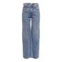 ONLY Jean à Coupe Large ONLHOPE Taille Haute Wide Leg Fit Jeans