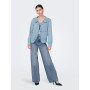 ONLY Jean à Coupe Large ONLHOPE Taille Haute Wide Leg Fit Jeans