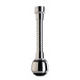 Siroflex 2510/S brise jet flexible en laiton Milady Made in Italy | Aérateur douchette chromé noir | Aérateur robinets cuisine| 