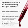 The Ordinary Solution de Peeling AHA 30% + BHA 2%, Peeling exfoliant avancé pour une peau plus éclatante, 30 ml