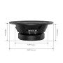 RECOIL MS65-4P Haut-parleurs de Voiture Audio Pro de Milieu de Gamme de 6,5 Pouces (16-17 cm), 600 Watts Max, 300 Watts RMS, 4Oh