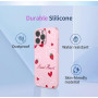 SEAHAI Coque pour Samsung Galaxy A05S, Très Mince Silicone Liquide Gel Souple Housse avec Modèle Animal de Fleurs Mignonnes, Élé