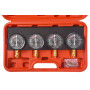 4pcs Jauges à Vide de Synchronisation de Carburateur, Kit Appareil Outils Réglage Synchro Synchroniseur Carburateur Moto Voiture