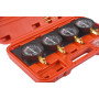 4pcs Jauges à Vide de Synchronisation de Carburateur, Kit Appareil Outils Réglage Synchro Synchroniseur Carburateur Moto Voiture