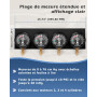 Carburant Aspirateur Synchroniseur Coffret 4pcs Jauges à Vide de Synchronisation de Carburateur sur Plaque Fixe pour Voiture Aut