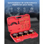 Carburant Aspirateur Synchroniseur Coffret 4pcs Jauges à Vide de Synchronisation de Carburateur sur Plaque Fixe pour Voiture Aut