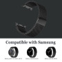 Bracelet Milanaise Magnétique Rechange pour Samsung Galaxy Watch 8 40mm 44mm/8 Classic 46mm Homme Femme,Milanais Loop Acier Inox